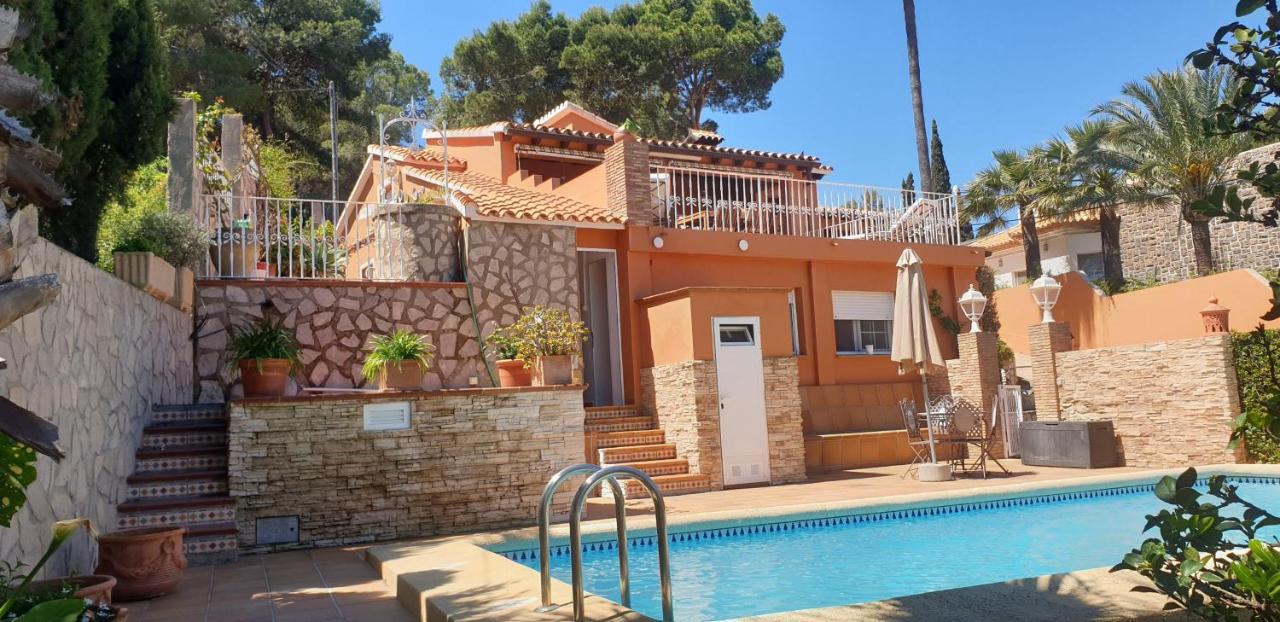 Villa En Denia Con Vistas Al Mediterraneo エクステリア 写真